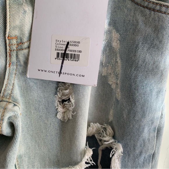ONE TEASPOON DESTROYED FREE BIRD JEANS - Picture 16 of 16